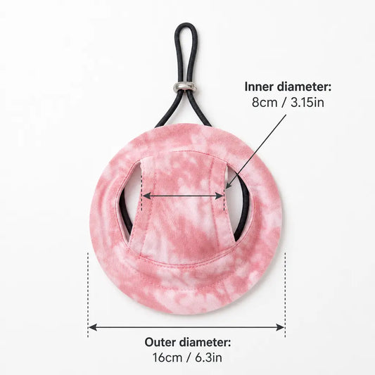 Cute Adjustable Dog Bucket Hat for Small Dogs & Puppies