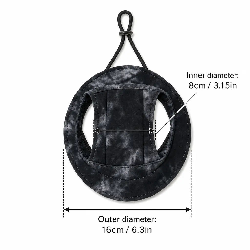 Cute Adjustable Dog Bucket Hat for Small Dogs & Puppies