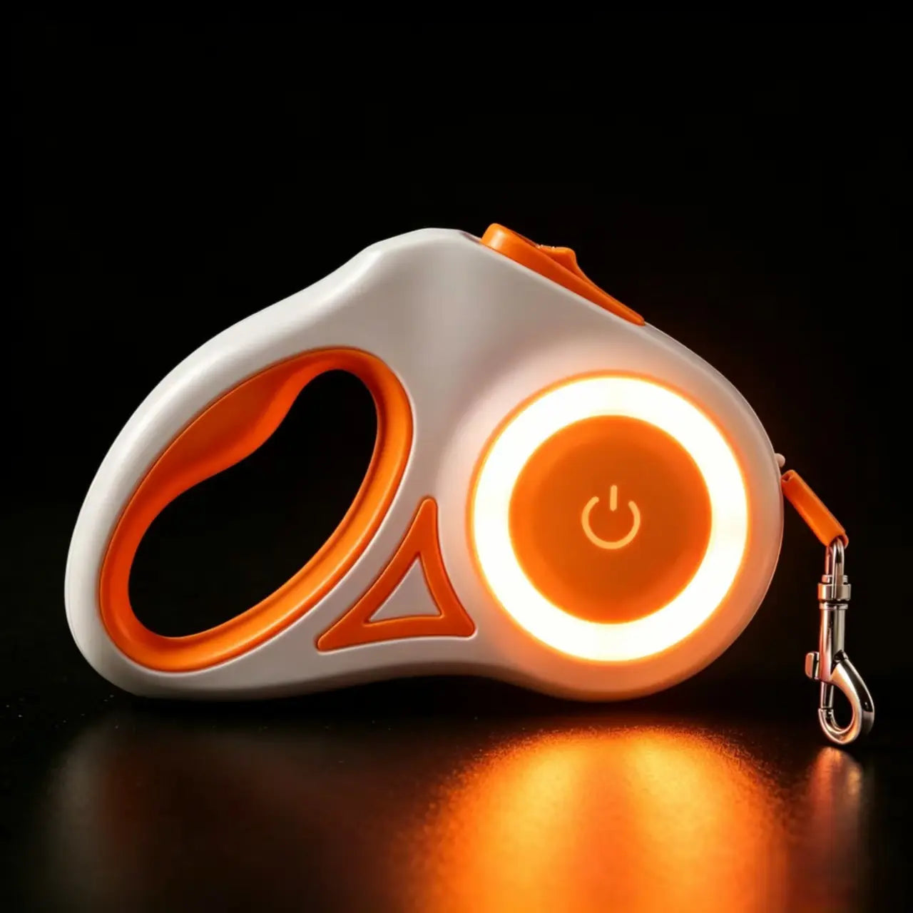 Pawzseek LED Retractable Dog Leash for Enhanced Nighttime Walks